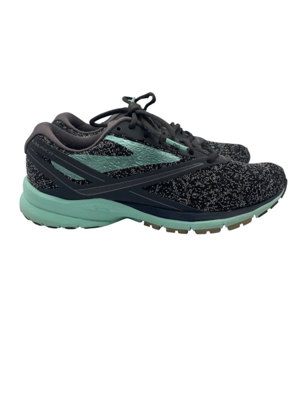 Brooks Launch 4 Women's Running Shoes Green Black Size 9.5 B (Medium)